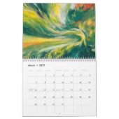 Kleurendans 2026 Abstracte Kunstkalender Kalender (Mar 2027)