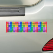 KLEURENDIAGRAM BUMPERSTICKER (Op auto)