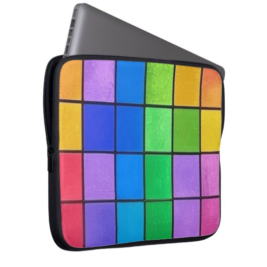 KLEURENDIAGRAM LAPTOP SLEEVE (Voorkant Rechts)