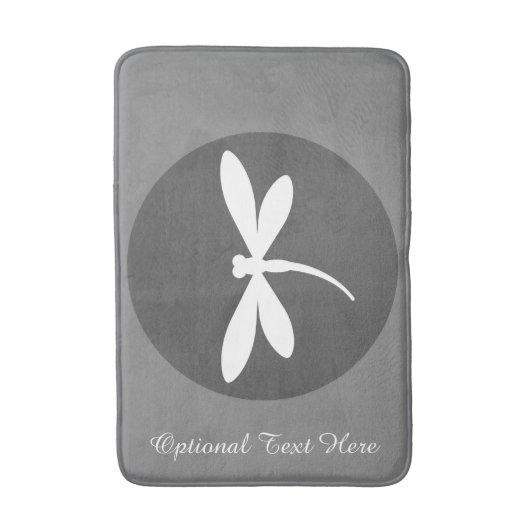  kleurendragonfly Bath Mat (Voorkant Verticaal)