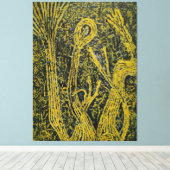 kleurendruk canvas afdruk (Insitu (Houten vloer))