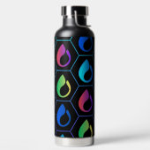 Kleurendruppels waterfles (Links)