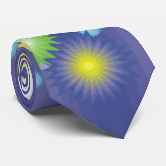 kleurenexplosie stropdas (Opgerold)