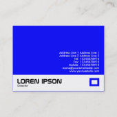 Kleurenfabriek - blauw (0000FF) Visitekaartje (Achterkant)