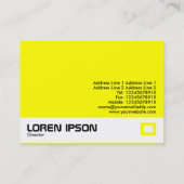 Kleurenfabriek - Geel (FFFF00) Visitekaartje (Achterkant)