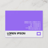 Kleurenfabriek - Paars (9966FF) Visitekaartje (Achterkant)