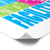 Kleurenfaciliteitenonderhoud Poster (Hoek)