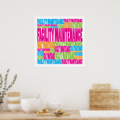 Kleurenfaciliteitenonderhoud Poster (Keuken)