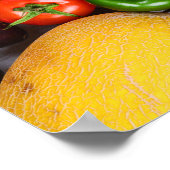 Kleurenfeest – Fresh Fruit & Veggie Poster (Hoek)