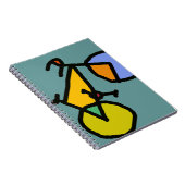 kleurenfiets notitieboek (Rechterzijde)