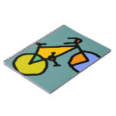 kleurenfiets notitieboek (Linkerzijde)