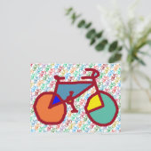Kleurenfietsthema Briefkaart (Staand voorkant)