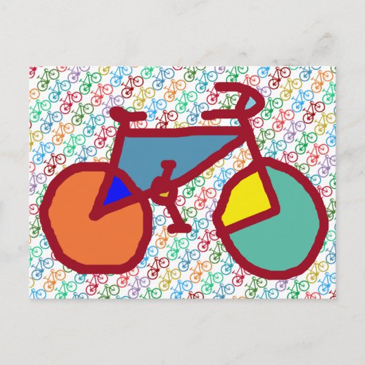 Kleurenfietsthema Briefkaart (Voorkant)