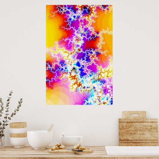 Kleurenflits! Poster (Keuken)