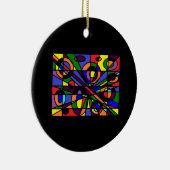 Kleurengaas Keramisch Ornament (Rechts)