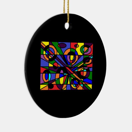 Kleurengaas Keramisch Ornament (Rechts)