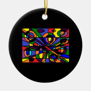 Kleurengaas Keramisch Ornament
