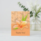 Kleurengallium en Natuur kunst in Perzikpatroon Briefkaart (Staand voorkant)