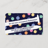 Kleurengarens breitter breinaalden, krabben visitekaartje (Achterkant)