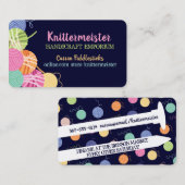 Kleurengarens breitter breinaalden, krabben visitekaartje (Voorkant / Achterkant)