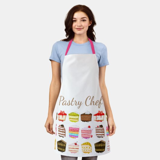 Kleurengebak Schort (Gedragen)