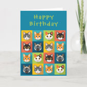 Kleurengeboortecaart Kaart (Voorkant)