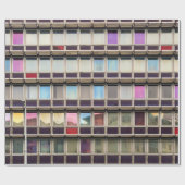 Kleurengebouw Cadeaupapier (Vlak)