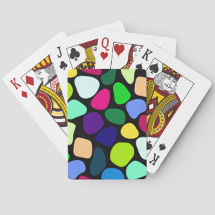 Kleurengesteente-mozaïek I + uw ideeën Pokerkaarten