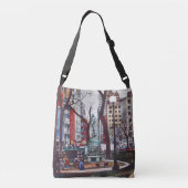 Kleurengeur van het Unieplein Crossbody Tas (Achterkant)