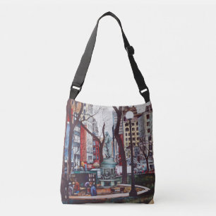 Kleurengeur van het Unieplein Crossbody Tas