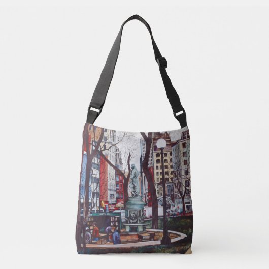 Kleurengeur van het Unieplein Crossbody Tas (Voorkant)