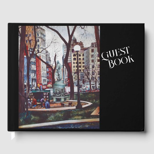 Kleurengeur van het Unieplein Gastenboek (Voorkant)