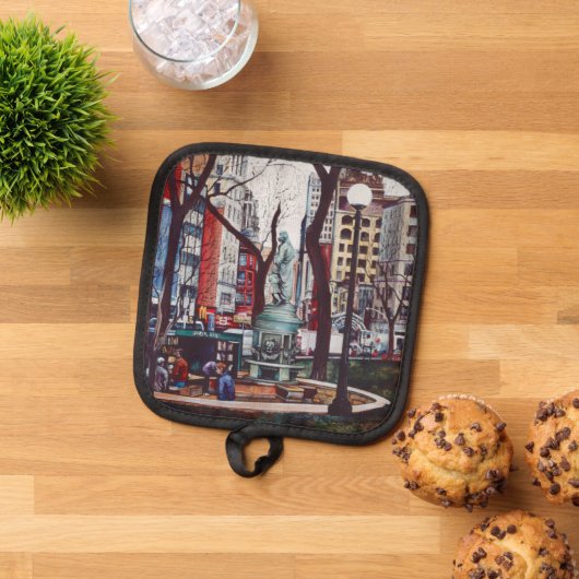 Kleurengeur van het Unieplein Pannenlap (Top down)