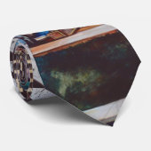 Kleurengeur van het Unieplein Stropdas (Opgerold)