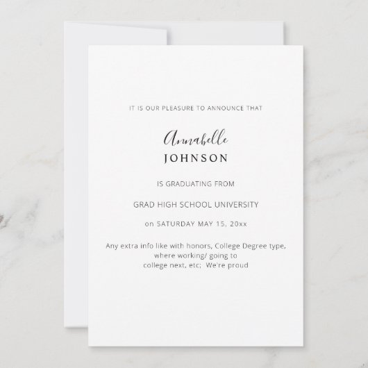 Kleurengloed - Goud en wit 1 Afstuderen 6 Multi-Ph Kaart (Achterkant)