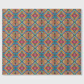 Kleurengolf Fusie – Moderne Abstracte Wervelende K Cadeaupapier (Vlak)