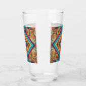 Kleurengolf Fusie – Moderne Abstracte Wervelende K Glas (Links)