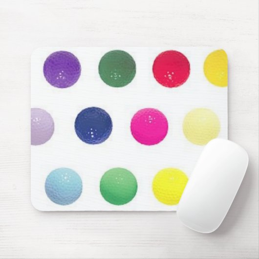 kleurengolfballen muismat (Met muis)