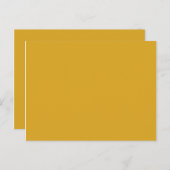 kleurengoudkleurig briefkaart (Voorkant / Achterkant)