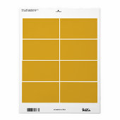 kleurengoudkleurig etiket (Full Sheet)