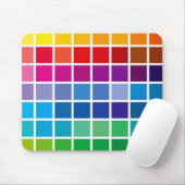 kleurengrafiektextuur achtergrond codepalet muismat (Met muis)