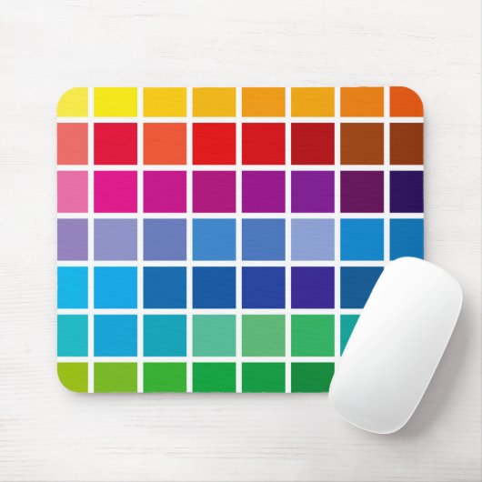 kleurengrafiektextuur achtergrond codepalet muismat (Met muis)