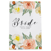 Kleurengrens voor pasta's - Bride Typografie Medium Cadeauzakje (Voorkant)