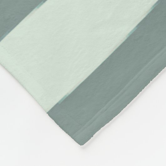 Kleurengroene en zwarte zebraafdrukken voor punk fleece deken (Hoek)