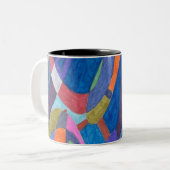 Kleurengruis, Abstracte Art Mok (Voorkant links)