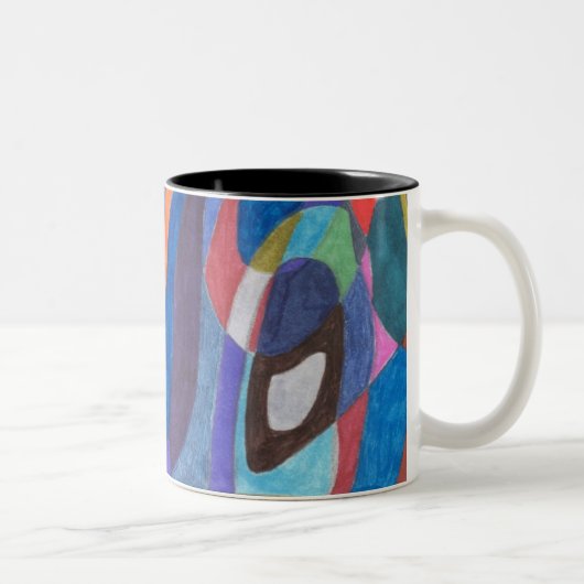 Kleurengruis, Abstracte Art Mok (Rechts)