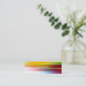 kleurengte visitekaartje (Staand voorkant)