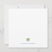 Kleurenhaaien Aankondiging van verjaardag (Achterkant)