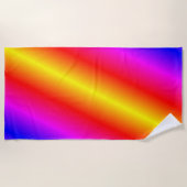 Kleurenhanddoek, vers, kleurrijk strandlaken (Voorkant)