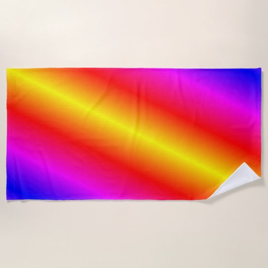 Kleurenhanddoek, vers, kleurrijk strandlaken (Voorkant)